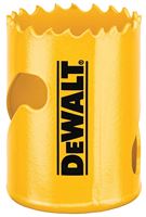 DeWALT DAH180026 Hole Saw, 1-5/8 in Dia, 1-3/4 in D Cutting, 5/8-18 Arbor, 4/5 TPI, HSS Cutting Edge