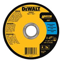 DeWALT DW8063 Cutting Wheel, 5 in Dia, 0.045 in Thick, 7/8 in Arbor, 60 Grit, Aluminum Oxide Abrasive