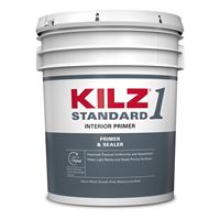 Kilz L201105 Interior Primer, Flat, White, 5 gal