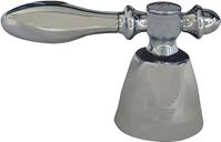 Danco 80021 Faucet Handle, Zinc, Chrome Plated, For: Universal Single Handle Kitchen, Lavatory, Tub/Shower Faucets
