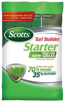 Scotts Turf Builder Starter 21701 Lawn Food, 3.21 lb Bag, 24-25-4 N-P-K Ratio