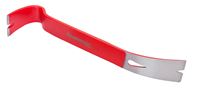 Crescent CODE RED Series FB15 Pry Bar, 15 in L, Nail Slots Tip, Steel, Red, 3-1/4 in W