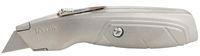 Irwin 2082101 Utility Knife, 2-1/4 in L Blade, 1-1/2 in W Blade, Bi-Metal Blade, Ergonomic Handle, Silver Handle