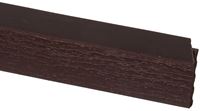 Gossen 236007707 Garage Door Weather Strip, 2 in W, 7/16 in Thick, 7 ft L, PVC, Brown, Pack of 15