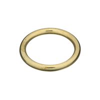 National Hardware 3156BC Series N258-731 Welded Ring, 275 lb Working Load, 1-1/2 in ID Dia Ring, Solid Brass, Brass