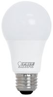 Feit Electric OM40/930CA10K/4 LED Bulb, General Purpose, A19 Lamp, 40 W Equivalent, E26 Lamp Base, Bright White Light