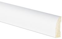 Inteplast Group 856 61080700032 OG Stop Moulding, 7 ft L, 1-1/4 in W, Polystyrene, Crystal White, Pack of 30