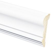 Inteplast Group 297 52970800032 Chair Rail Moulding, 8 ft L, 2-13/16 in W, 9/16 in Thick, Polystyrene, Pack of 12