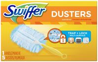Swiffer 11804 Duster Starter Kit, Fiber Head, Plastic Handle, 6 in L Handle