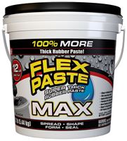 Flex Paste PFSMAXBLK01 Rubberized Paste, All-Purpose, Black, 12 lb, Tub