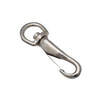 National Hardware 3050BC Series N222-729 Spring Snap, 20 lb Working Load, Zinc, Nickel