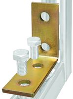 SuperStrut 200 ZAB205-10 Angle Bracket Fitting, Plastic, Gold, Galvanized