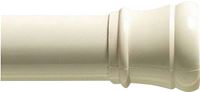 Zenna Home 608W/604W Shower Curtain Rod, 34-1/2 to 60 in L Adjustable, 1-1/4 in Dia Rod, Steel