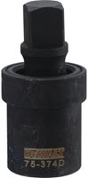 DeWALT DWMT75374OSP Impact Universal Joint, 3/4 in Drive, Female, Male Drive, 3-1/2 in L, Chrome