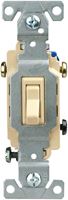 Eaton Wiring Devices C1303-7V Toggle Switch, 15 A, 120 V, Push-In Terminal, Polycarbonate Housing Material, Ivory