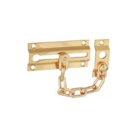 National Hardware V1926 Series N216-010 Chain Door Guard, Brass/Steel