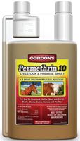 Gordons 9291082 Livestock and Premise Spray, Liquid, Amber, Pungent, 1 qt, Pack of 12