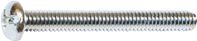 Midwest Fastener 07689 Machine Screw, 1/4-20 in Thread, Coarse Thread, Round Head, Combo Drive, Steel, Zinc, 100 PK