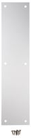National Hardware N270-504 Push Plate, Nickel, Satin, 15 in L, 3-1/2 in W, Pack of 2