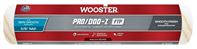 Wooster RR666-14 Roller Cover, 3/8 in Thick Nap, 14 in L, Fabric Cover, White