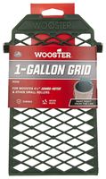 Wooster R008 Bucket Grid, 9 in L, 5 in W, Polypropylene, Green, For: 1 gal Metal Paint Can