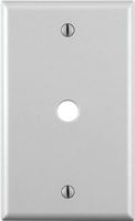 Leviton 001-88013-000 Standard Wallplate, 1-Gang, Plastic, White