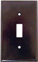 Eaton Wiring Devices 2134B-BOX Wallplate, 4-1/2 in L, 2-3/4 in W, 1 -Gang, Thermoset, Brown, High-Gloss, Pack of 25
