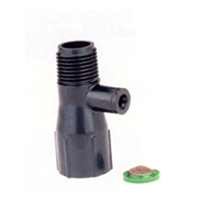 Raindrip R338CT Tap Off Adapter, Black/Blue, For: 1/4 in Sprinkler Risers