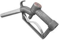 Fill-Rite FRHMN100S Manual Nozzle with Hook, 1 in, FNPT, Aluminum, Silver