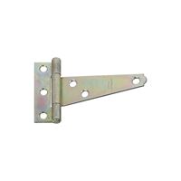 National Hardware N128-512 T-Hinge, 2.24 in W Frame Leaf, 0.69 in H Frame Leaf, Steel, Zinc, Tight Pin, 18 lb