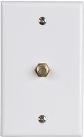 Zenith VW1001WJ1W Wallplate, 4-1/2 in L, 2-3/4 in W, White