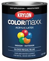 Krylon K05646007 Paint, Gloss, Regal Blue, 32 oz, 100 sq-ft Coverage Area