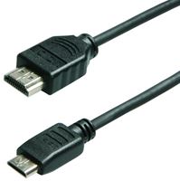 Zenith VH3003HDMN HDMI Cable, Black Sheath, 3 ft L