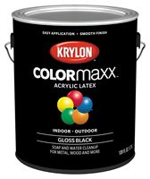 Krylon K05648007 Paint, Gloss, Black, 1 gal, Pack of 2