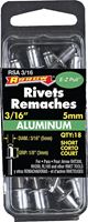 Arrow RSA3/16 Pop Rivet, Short, 1/8 in L, Aluminum, 18/PK