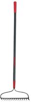 Razor-Back 63184 Bow Rake, 15-Tine, Steel Tine, Steel Head, 60 in L Handle