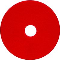 North American Paper 420414 Light Buffing Pad, Red, Pack of 5