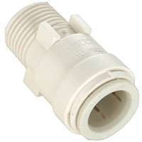 Watts 35 Series 3501-0808/P-412 Connector, 3/8 x 1/2 in, CTS x NPT x Male, Polysulfide, 250 psi Pressure