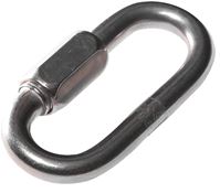 BARON 7350T-5/16 Quick Link, 1540 lb Working Load, Steel, Zinc, Pack of 10