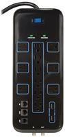 PowerZone OR504142 Surge Protector, 125 V, 15 A, 12-Outlet, 4200 Joules Energy, Black
