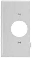Eaton Wiring Devices STE7W Sectional Wallplate, 4-1/2 in L, 2-3/4 in W, 1 -Gang, Polycarbonate, White, High-Gloss