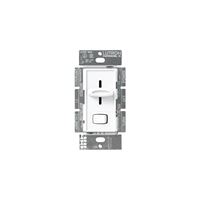 Lutron Skylark S-10PH-WH Dimmer, 8 A, 120 V, 1 W, Halogen, Incandescent Lamp, White