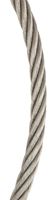 Koch 016162 Aircraft Cable, 3/16 in Dia, 250 ft L, 840 lb Working Load, Stainless Steel