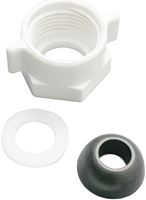 Plumb Pak PP23549 Ballcock Coupling Nut with Cone Washer, 5/8 in, Plastic