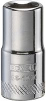 DeWALT DWMT86104OSP Hand Socket, 7 mm Socket, 1/4 in Drive, 6-Point, Vanadium Steel, Polished Chrome