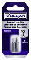 Vulcan 305382OR Screwdriver Bit, S2 Chrome Molybdenum Steel