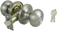 ProSource Entry Knob, Stainless Steel, KW1, KA3 Keyway, 3 Grade, Pack of 3