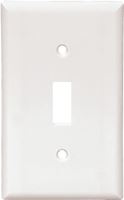 Eaton Wiring Devices 2134W Wallplate, 4-1/2 in L, 2-3/4 in W, 1 -Gang, Thermoset, White, High-Gloss