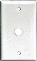 Eaton Wiring Devices 2128 2128W-BOX Wallplate, 4-1/2 in L, 2-3/4 in W, 1 -Gang, Thermoset, White, High-Gloss, Pack of 25