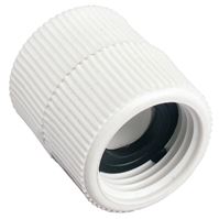 Orbit 53363 Hose to Pipe Adapter, 3/4 x 3/4 in, FNPT x FHT, Polyvinyl Chloride, White